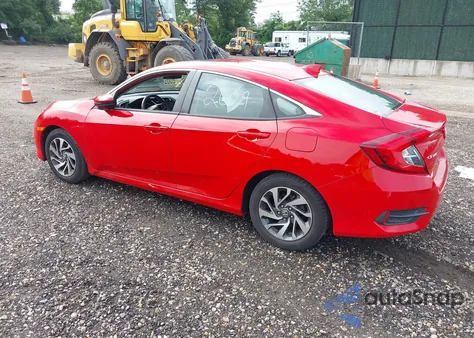 2018 Honda Civic Ex from USA, damaged, VIN 2HGFC2F76JH607035